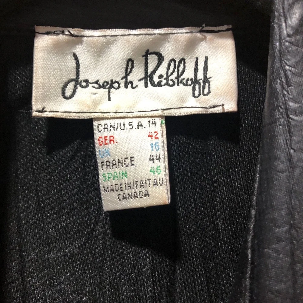 EUC Women’s Joseph Ribkoff Faux Leather Jacket - Picture 7 of 15